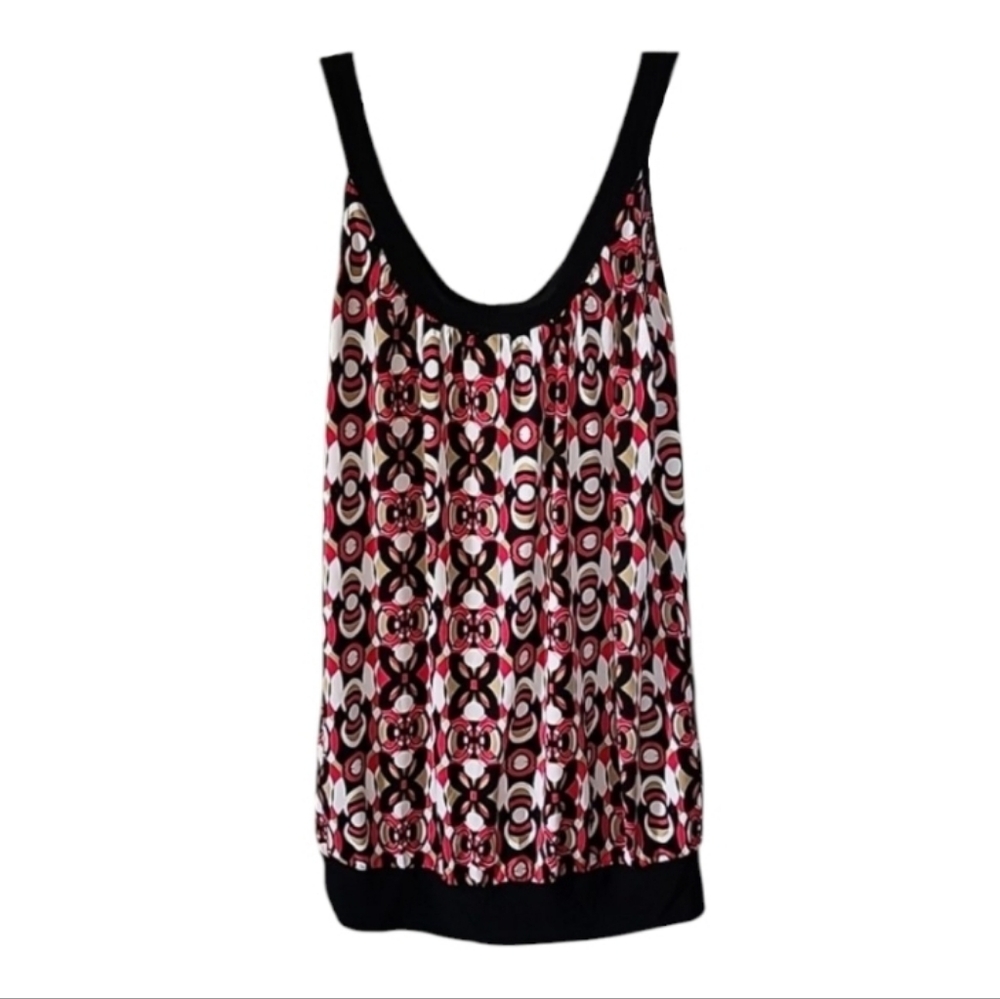 Geometric Wrapper Tank Top (Jr size L)